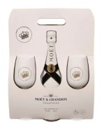 Moët & Chandon - Ice Imperial in geschenkverpakking met 2 glazen  - 0.75L - n.m.