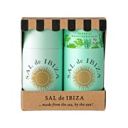 Sal de Ibiza - Zeezout puur en zeezout met mediterraanse kruiden in geschenkverpakking 